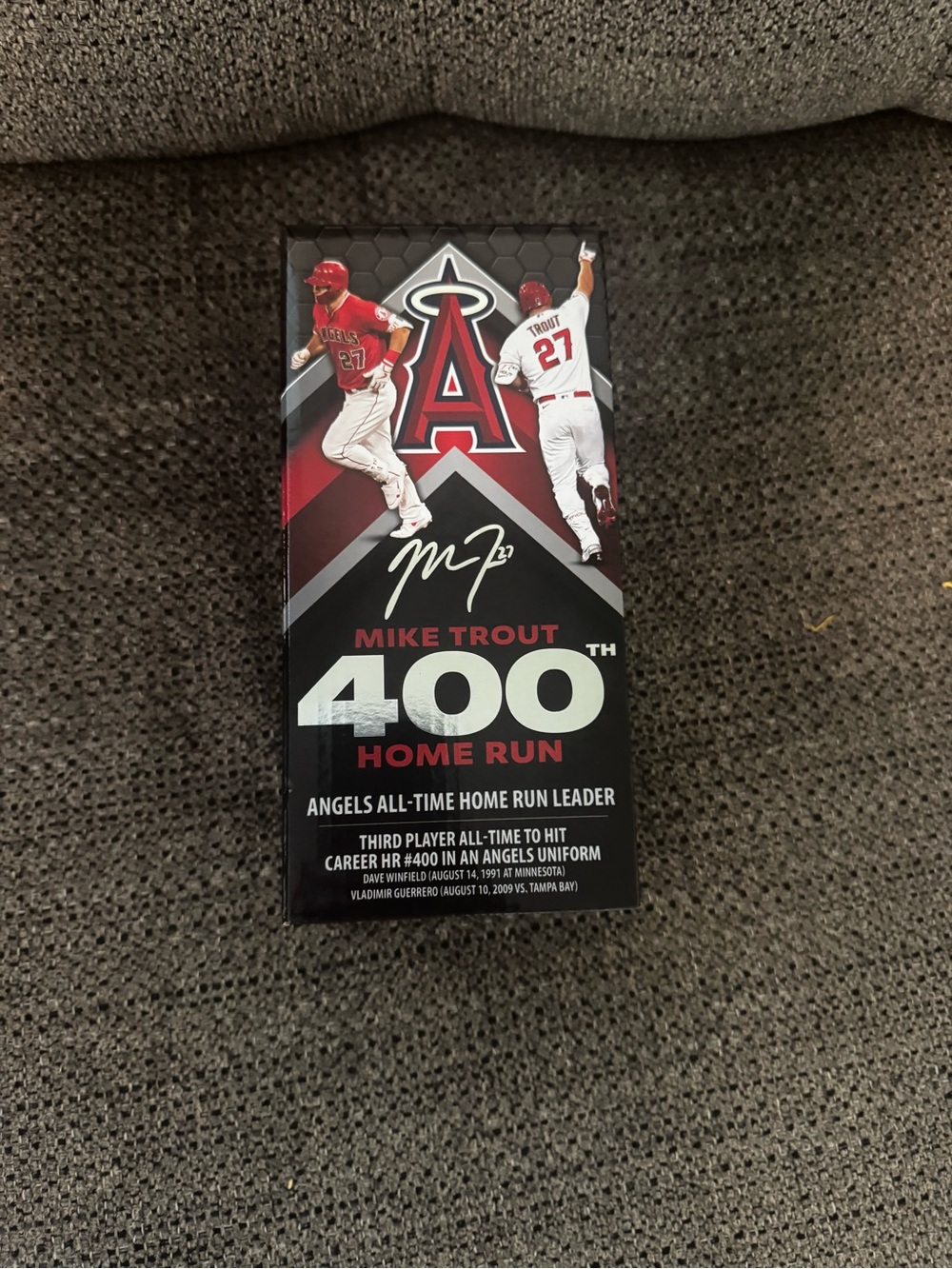Mike Trout 400th Home Run Commemorative Bobblehead - Angels